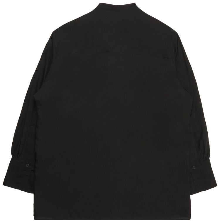 Yohji Yamamoto Pour Homme Breast Panel Shirt Black