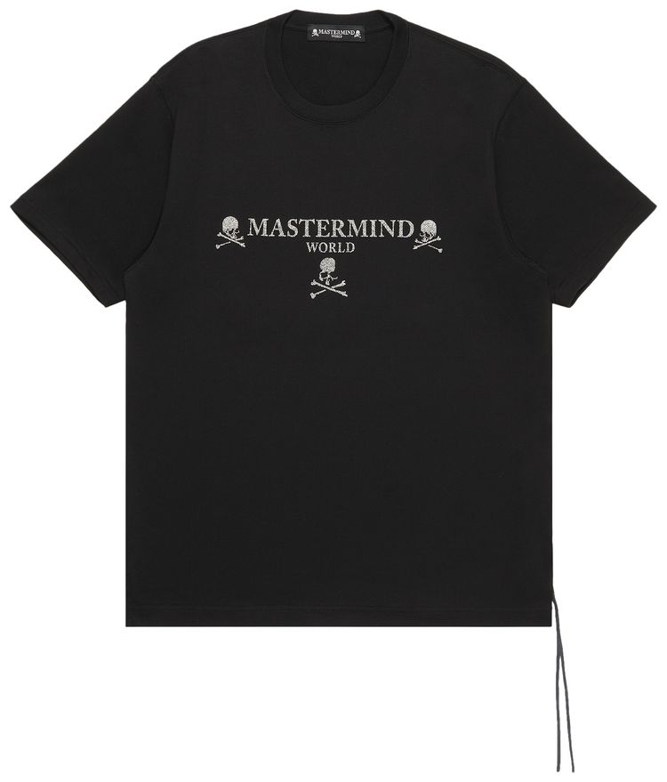Mastermind World Glitter Logo T Shirt Black