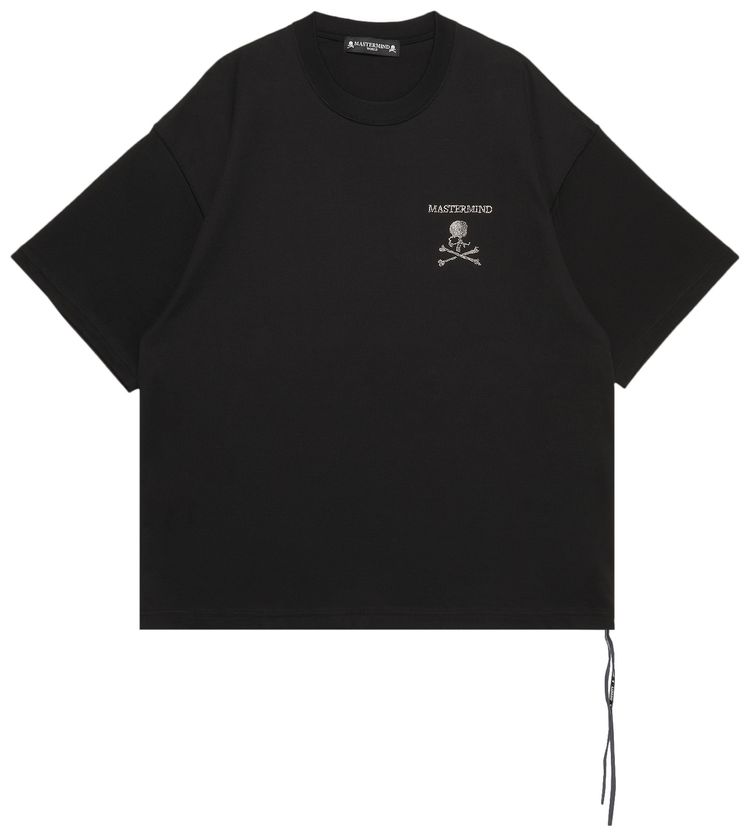 Mastermind World x Swarovski Left Centered Logo Oversize T Shirt Black