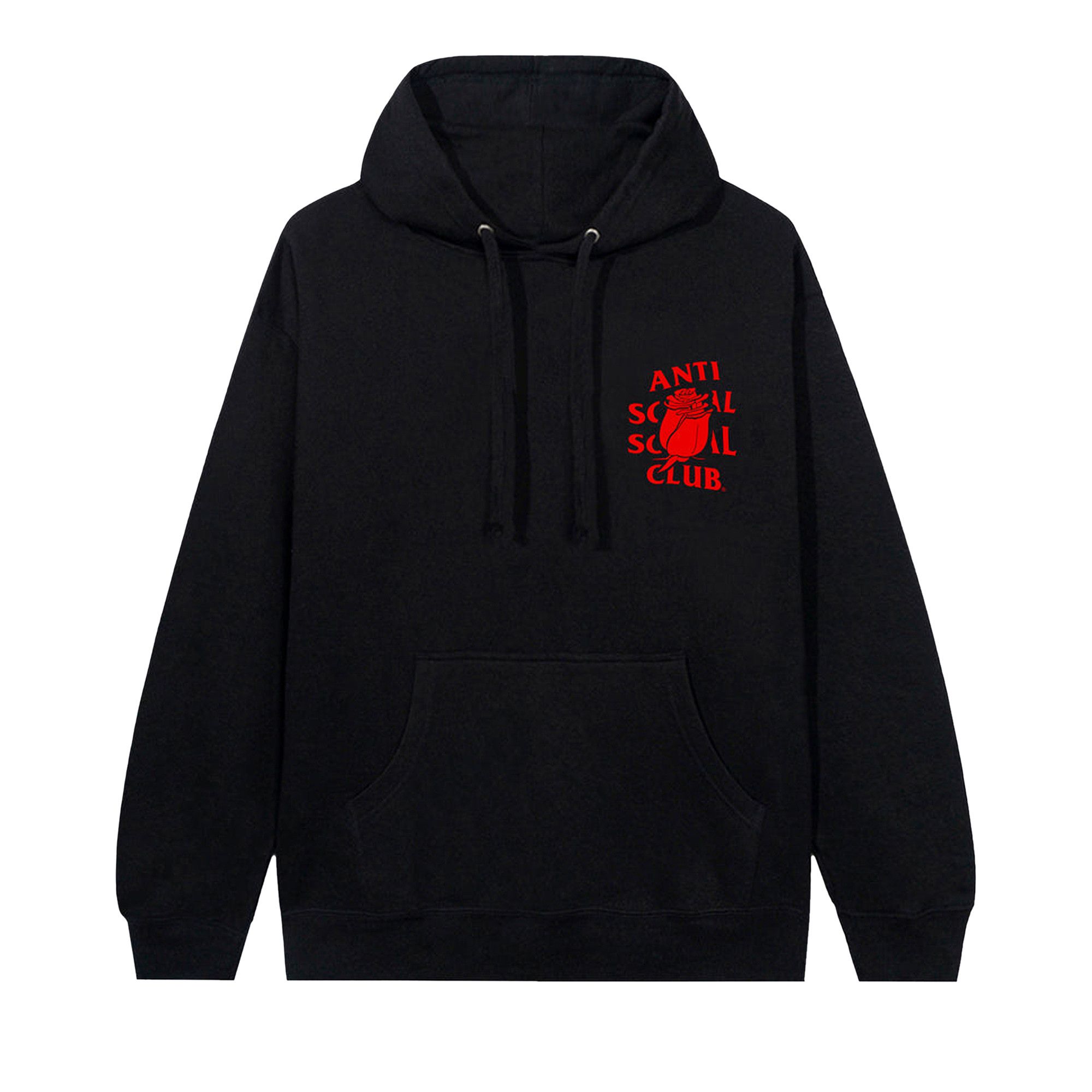 Anti social social club hoodie rose cheap