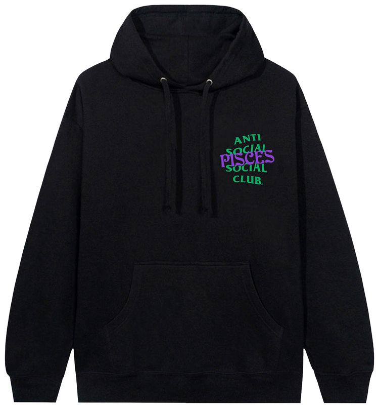 Anti Social Social Club Pisces Hoodie Black