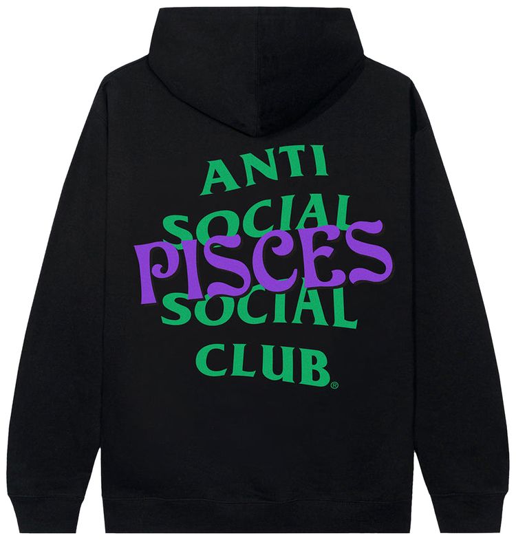 Anti Social Social Club Pisces Hoodie Black