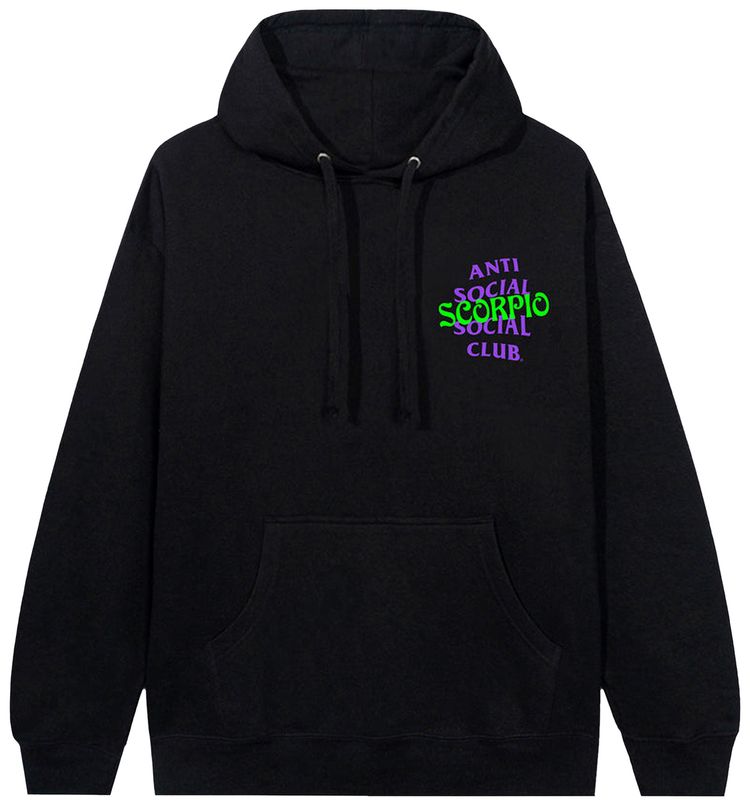 Anti Social Social Club Scorpio Hoodie Black
