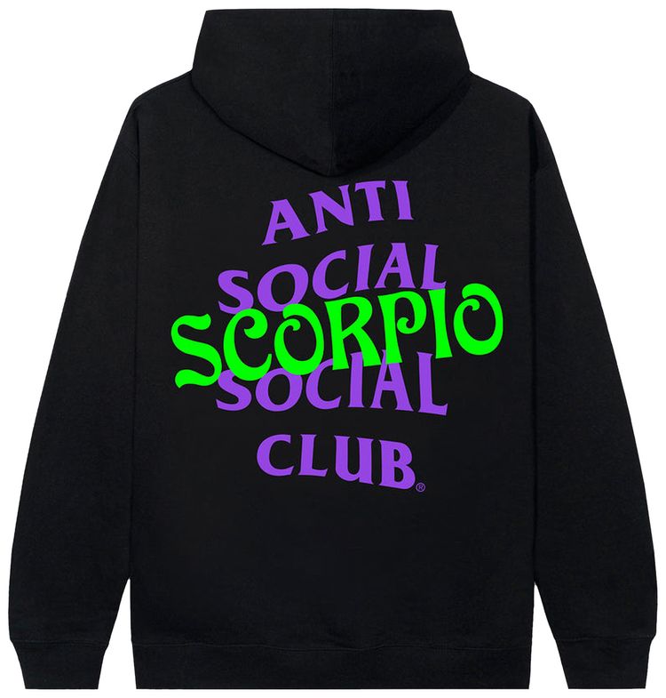 Anti Social Social Club Scorpio Hoodie Black