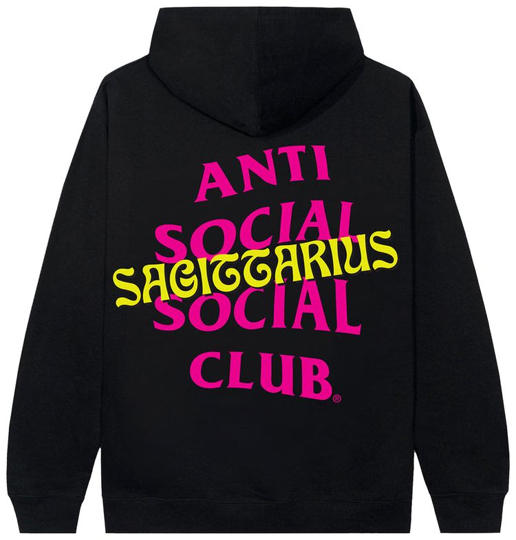 Anti Social Social Club Sag Hoodie Black