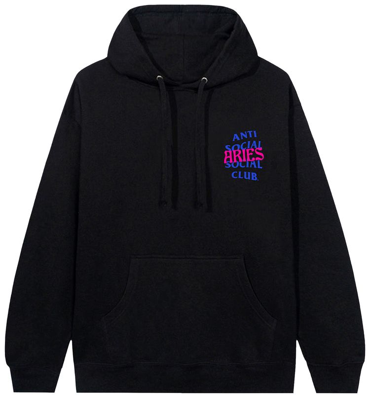 Anti Social Social Club Aries Hoodie Black