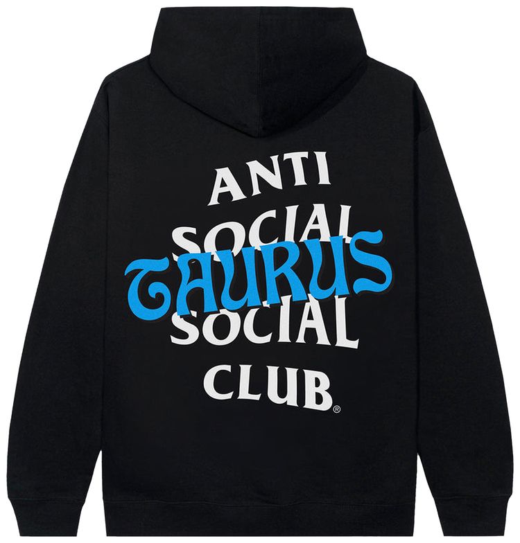 Anti Social Social Club Taurus Hoodie Black