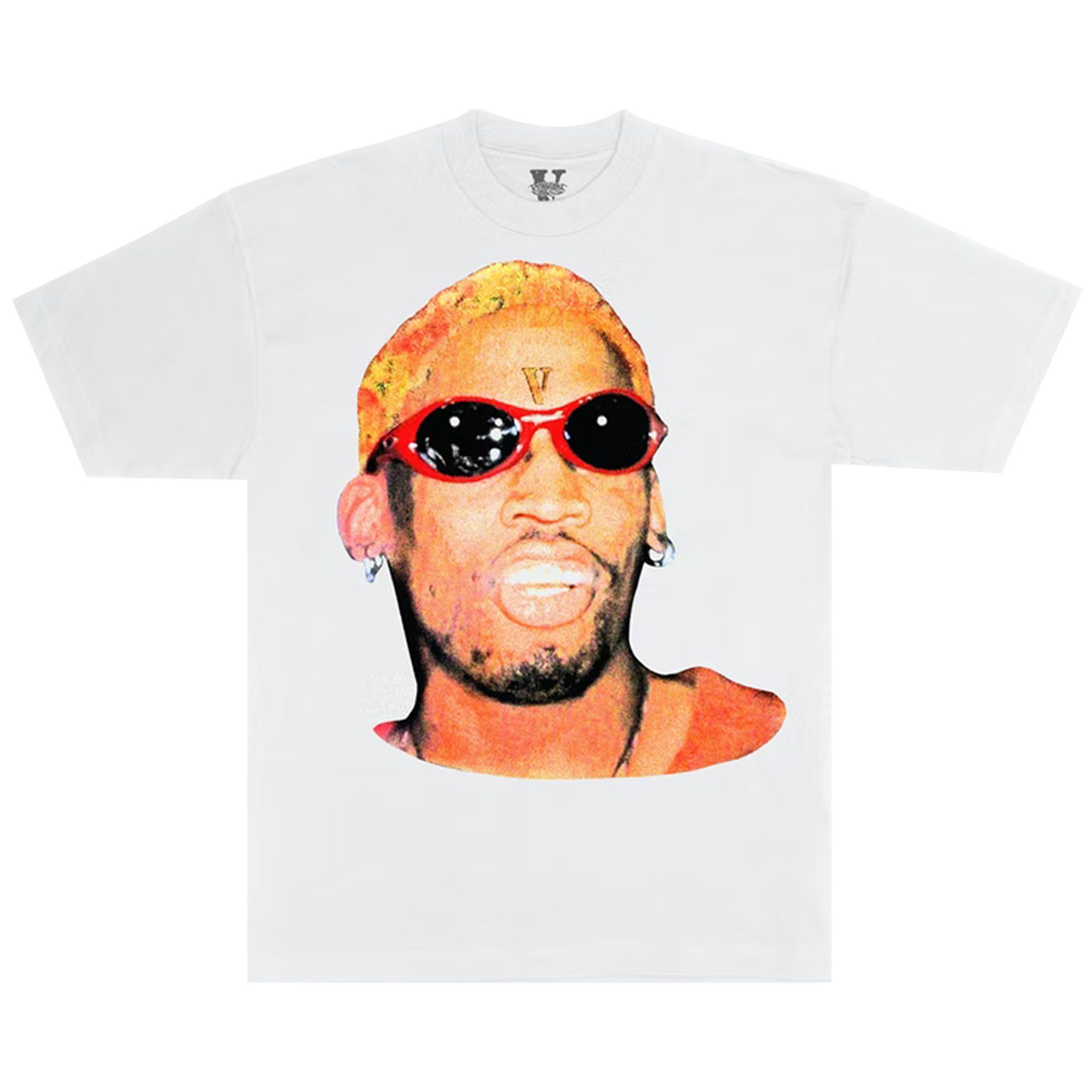 Vlone Rodman Logo Hoodie White ヴィーローンロッドマンコラボ DENNIS RODMAN VLONE LOGO HOODIE-WHITE