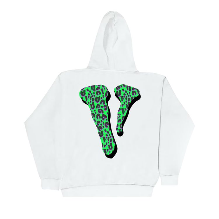 Vlone x Rodman Cheetah Hoody White
