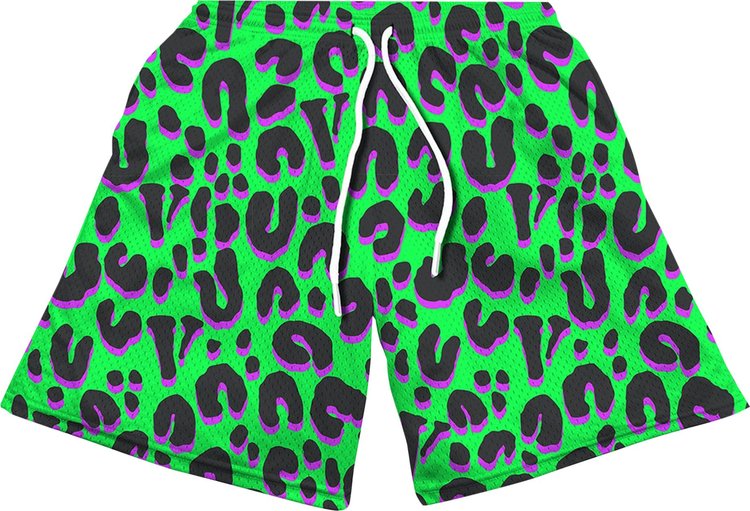 Vlone x Rodman Cheetah Shorts Green