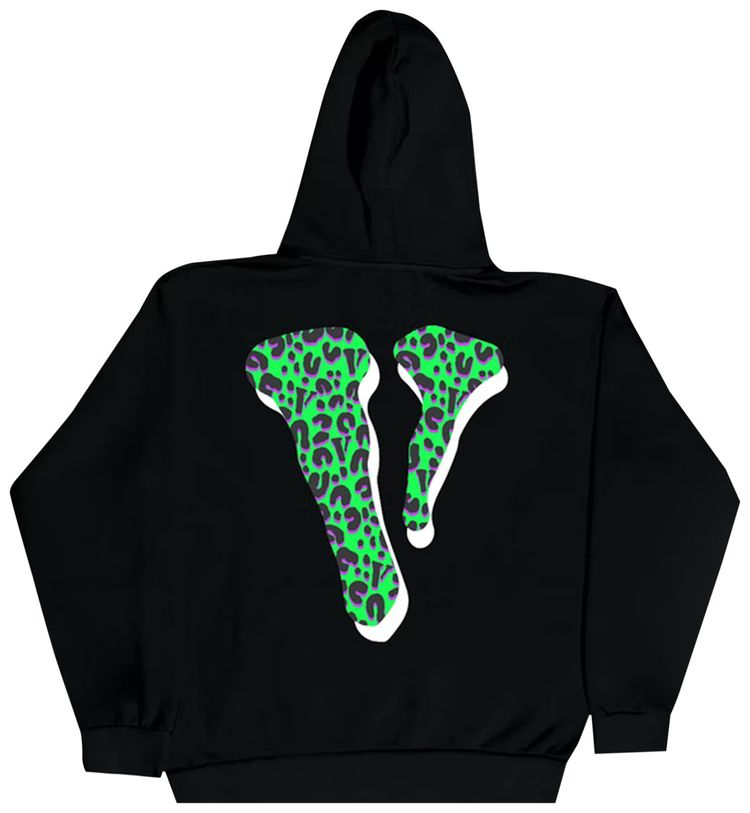 Vlone x Rodman Cheetah Hoody Black