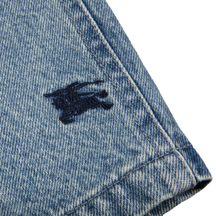 Supreme x Burberry Denim Short Washed Blue