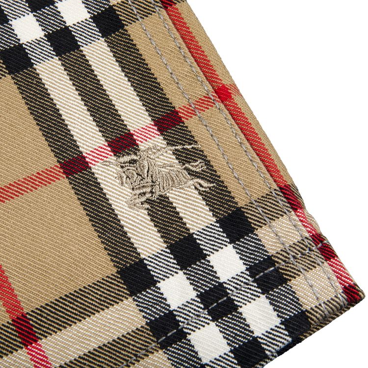 Supreme x Burberry Denim Short Beige