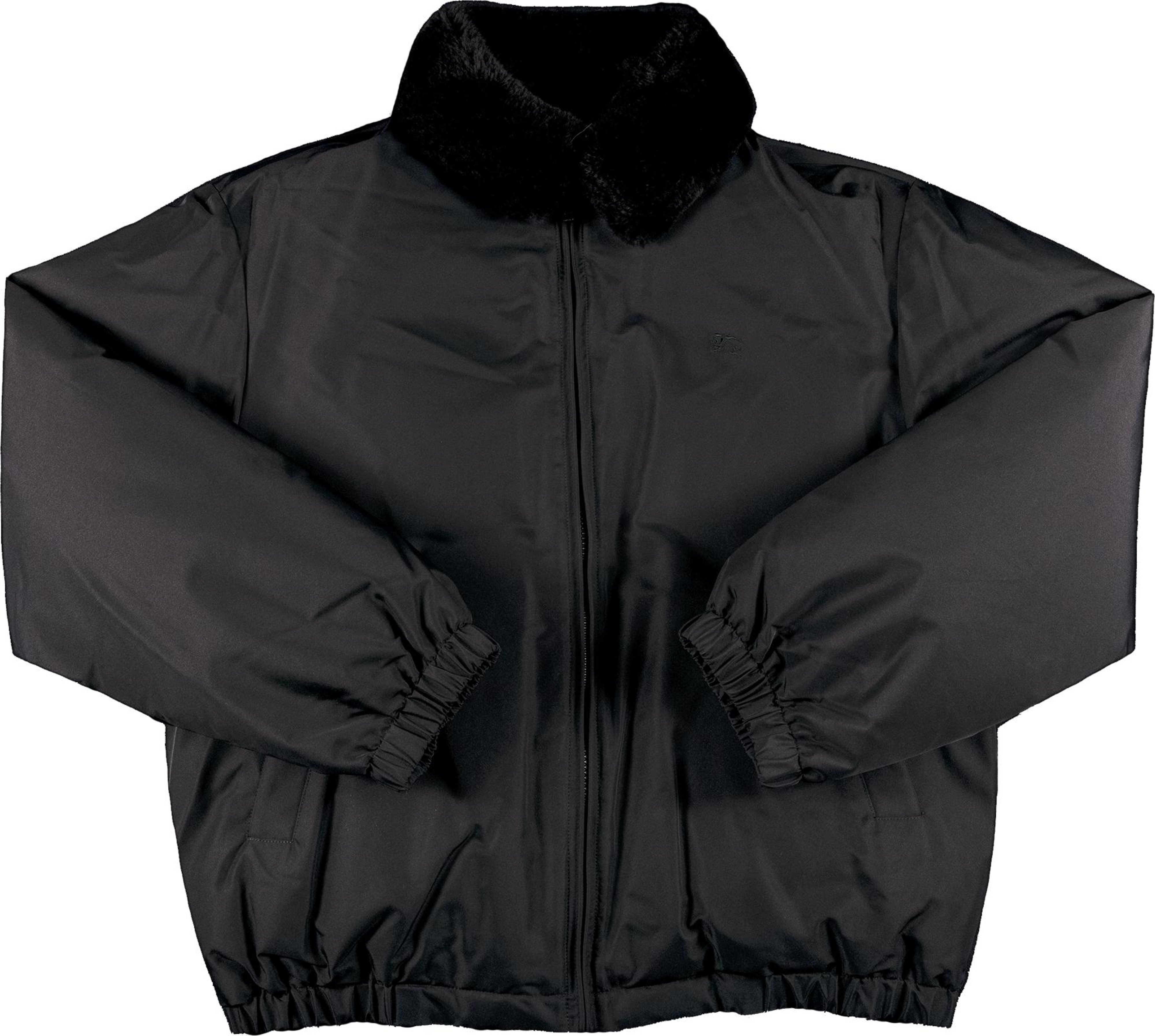 Buy Supreme x Burberry Shearling Collar Down Puffer Jacket 'Black