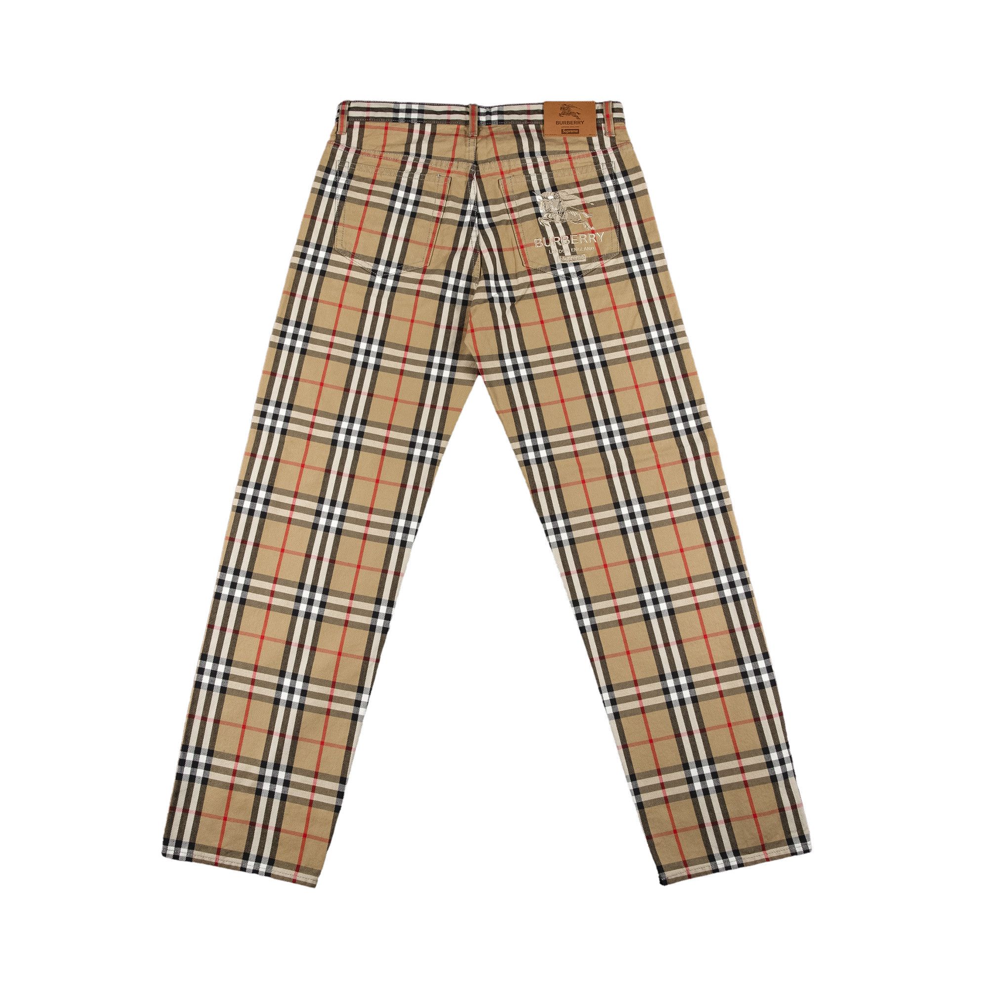 Buy Supreme x Burberry Regular Jean 'Beige' - SS22P16 BEIGE | GOAT