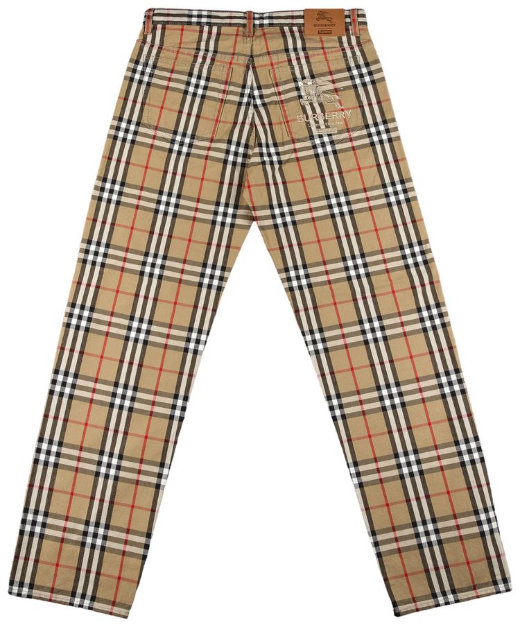Supreme x Burberry Regular Jean Beige