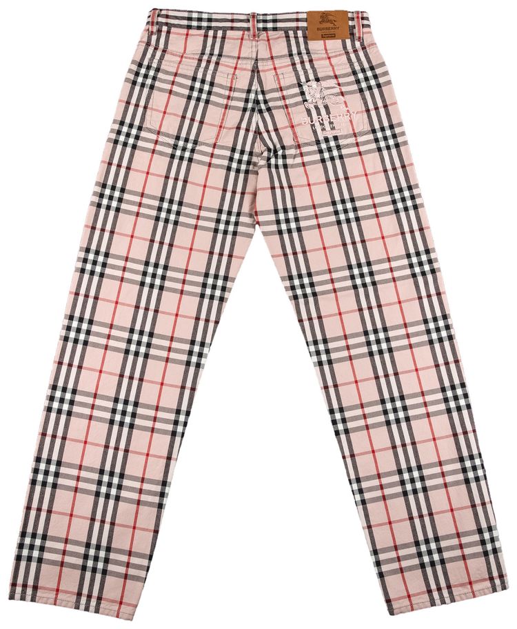 Supreme x Burberry Regular Jean Pink