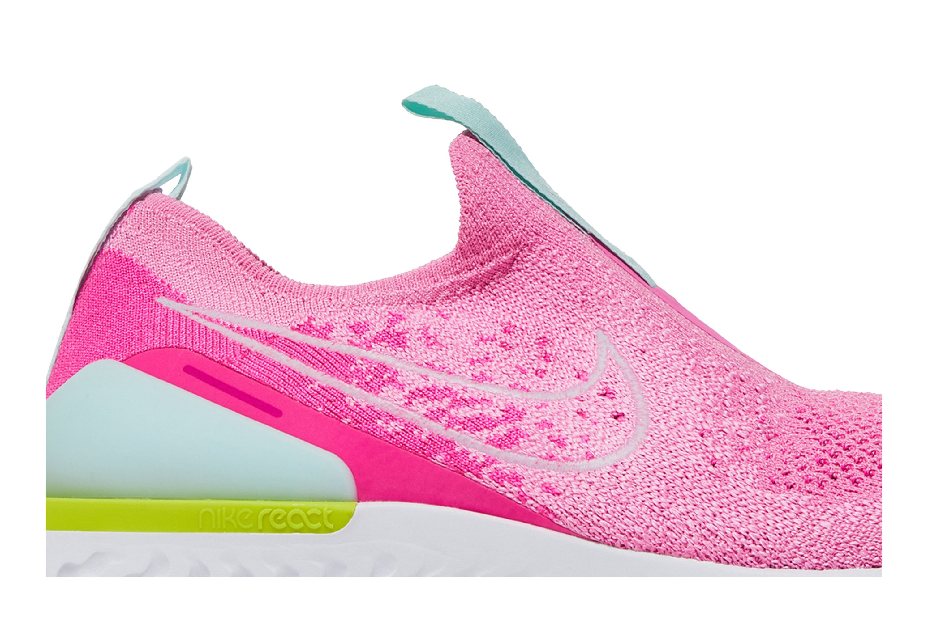 Nike react epic pink sales