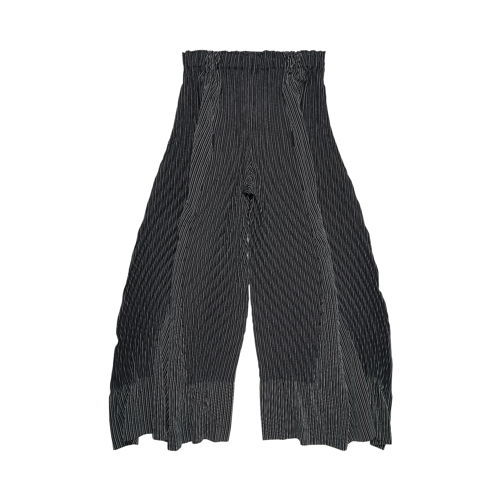 ISSEY MIYAKE Stripe-Stitch Wide PT-