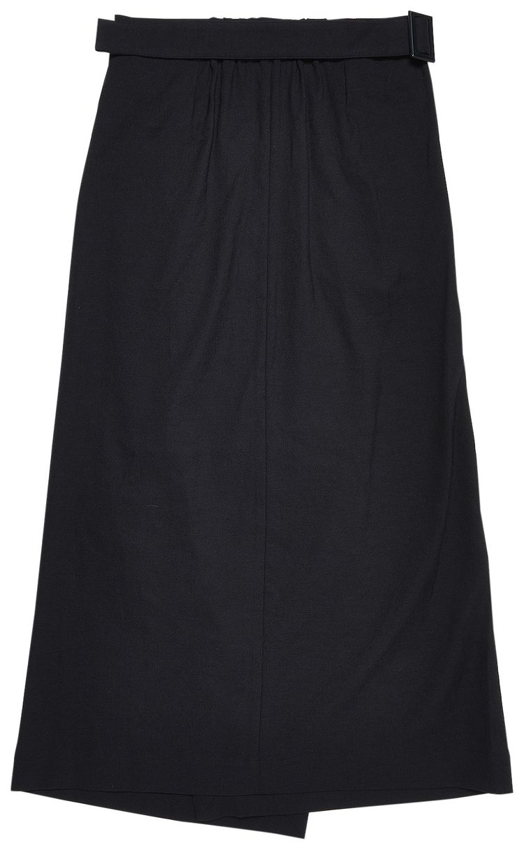 Issey Miyake Curve Cut Skirt Black