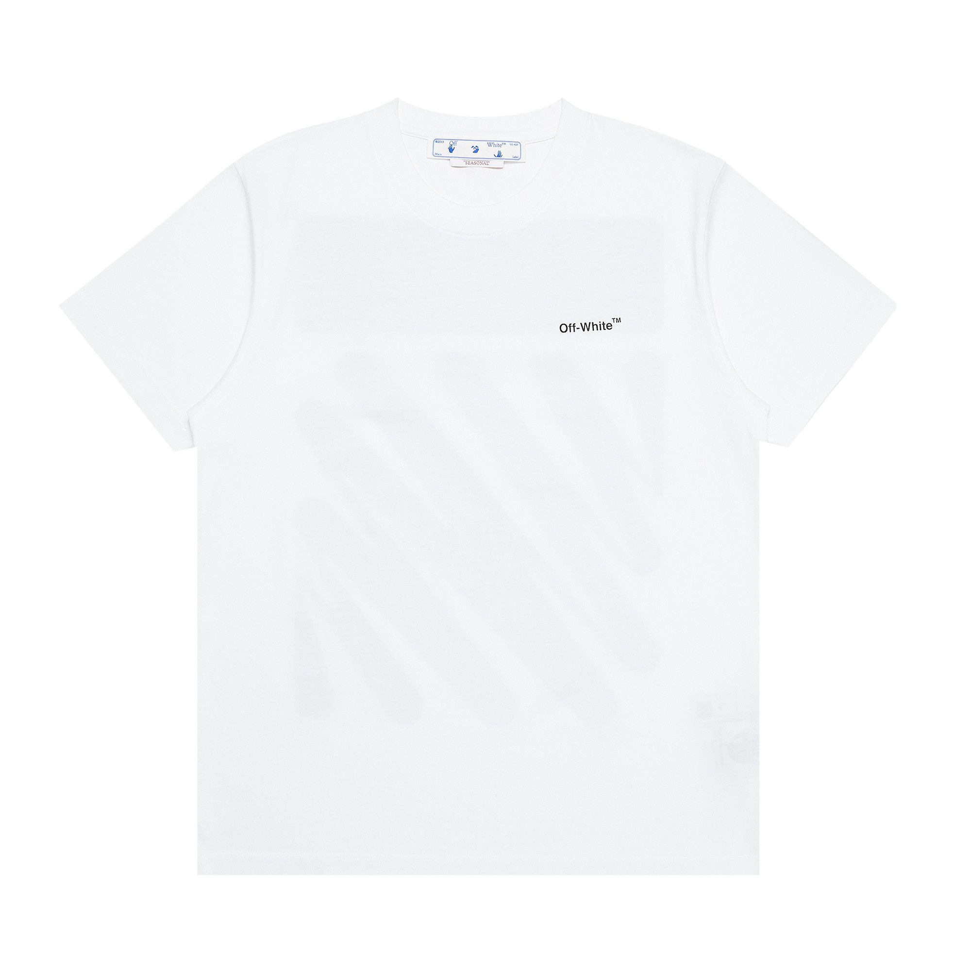 Off white wave t shirt cheap