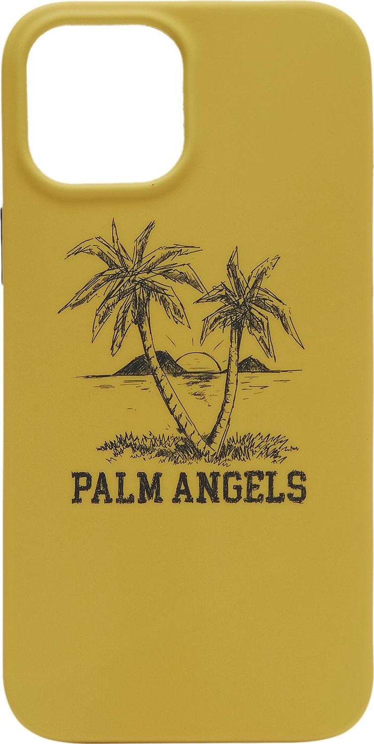 Palm Angels Sunset Palms iPhone 12 Pro Max Case 'Orange/Black'