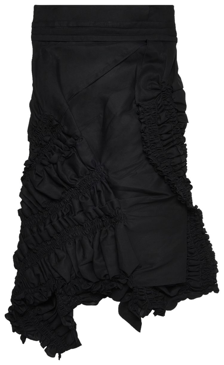 Tao Comme des Garcons Smocking Skirt Black