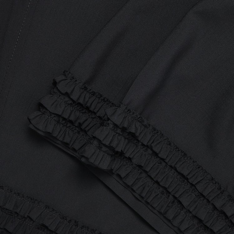 Tao Comme des Garcons Ruffle Detail Pants Black