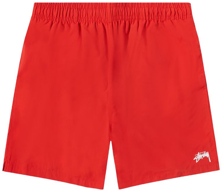 Stussy Stock Water Short Bright Red