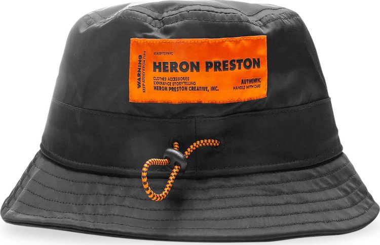 Heron Preston CTNMB Bucket Hat BlackWhite