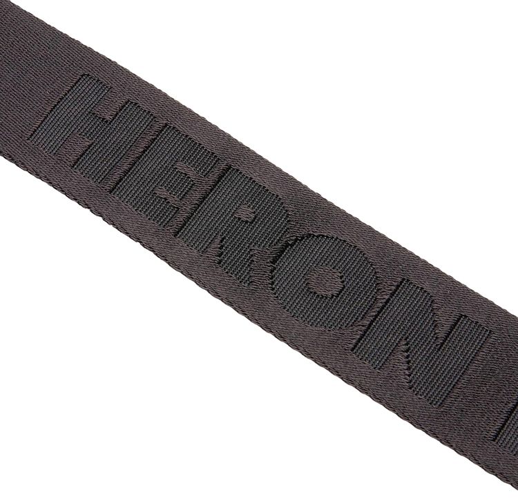 Heron Preston Classic Buckle Tape Belt Black