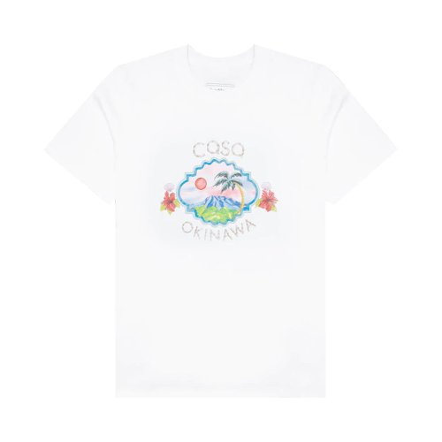Buy Casablanca T-Shirt 'Casa Okinawa' - MS22 JTS 001 CASA | GOAT