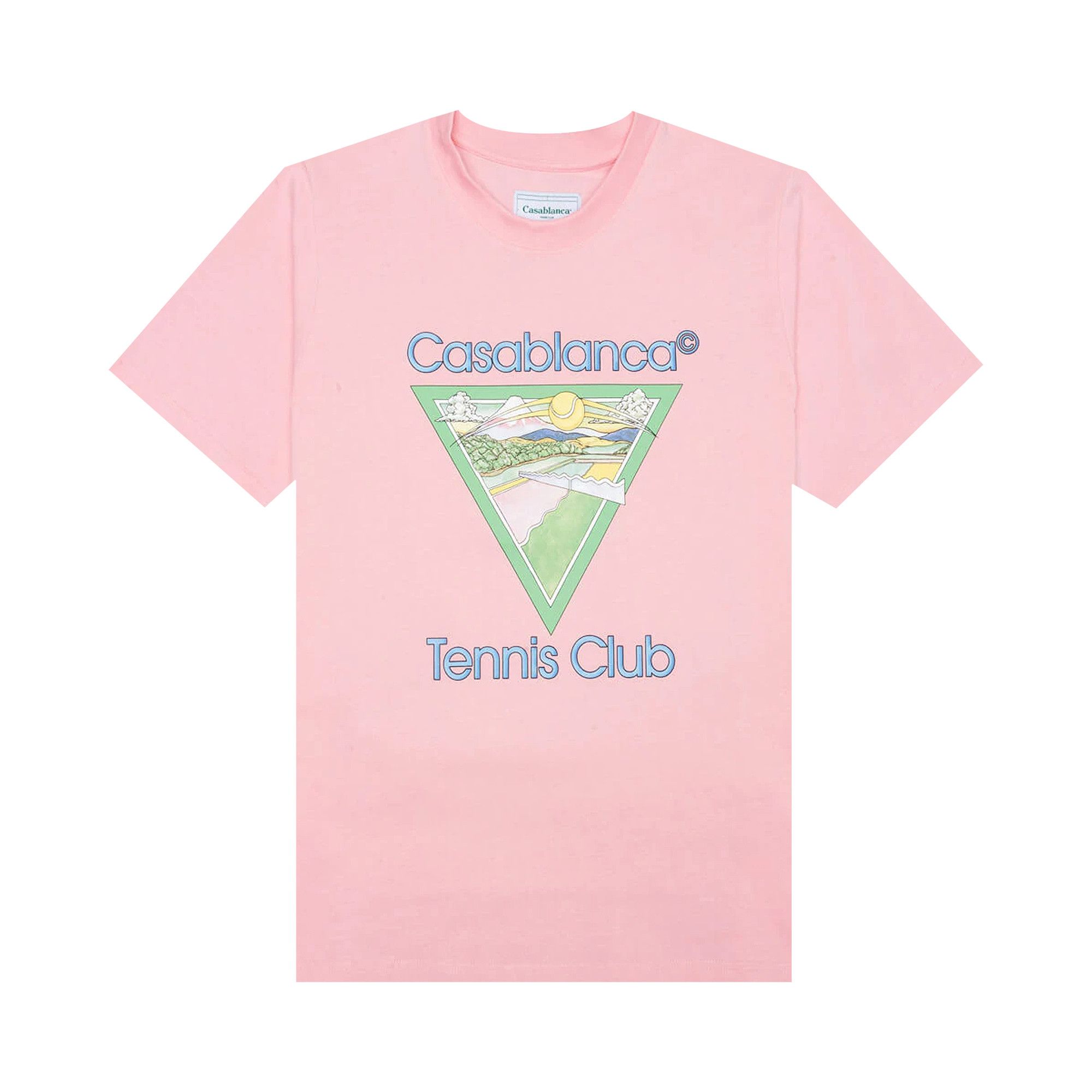 Tシャツ・カットソー CASABLANCA Women Tops WPF25JTS02002 TENNISCLUBICON PINK Buy Casablanca Tennis Club Icon T-Shirt 'Pink' - MS22 JTS