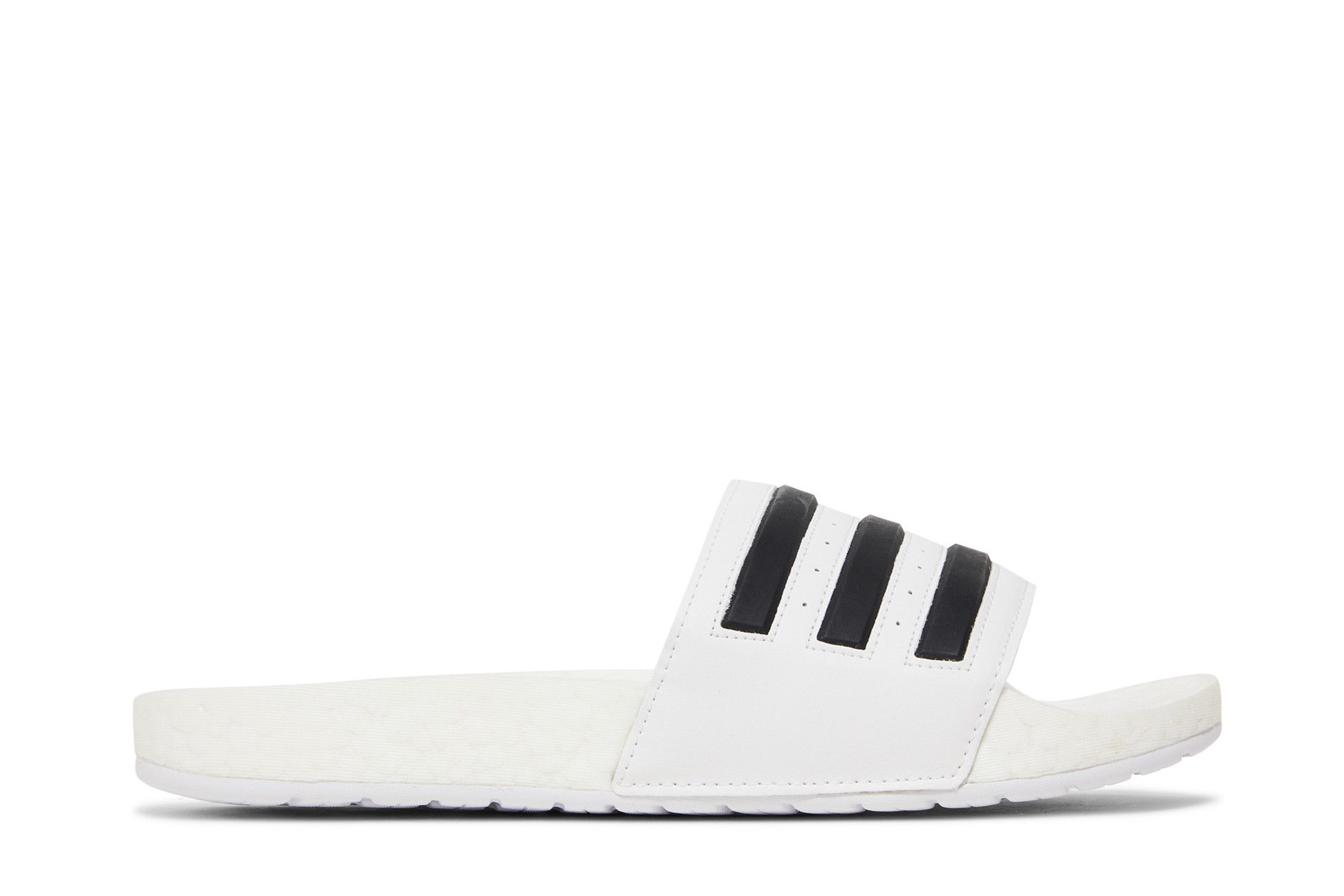Buy Adilette Boost Slides White Black Stripes FY8155 GOAT UK