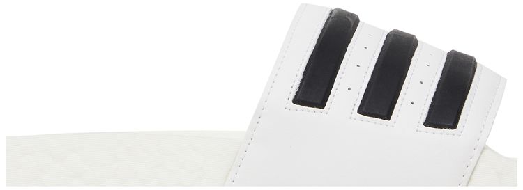 Adidas Adilette Boost Slides White Black Stripes