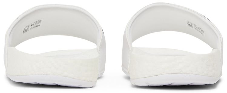 Adidas Adilette Boost Slides White Black Stripes
