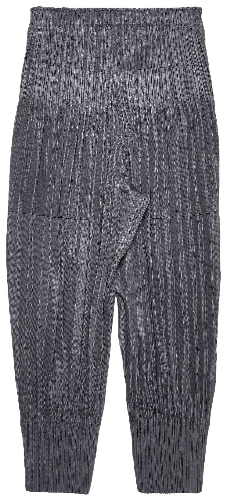 Pleats Please Issey Miyake Fluffy Basics Pants Grey