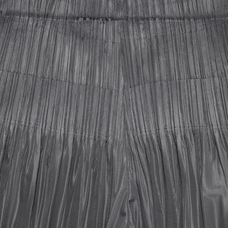 Pleats Please Issey Miyake Fluffy Basics Pants Grey