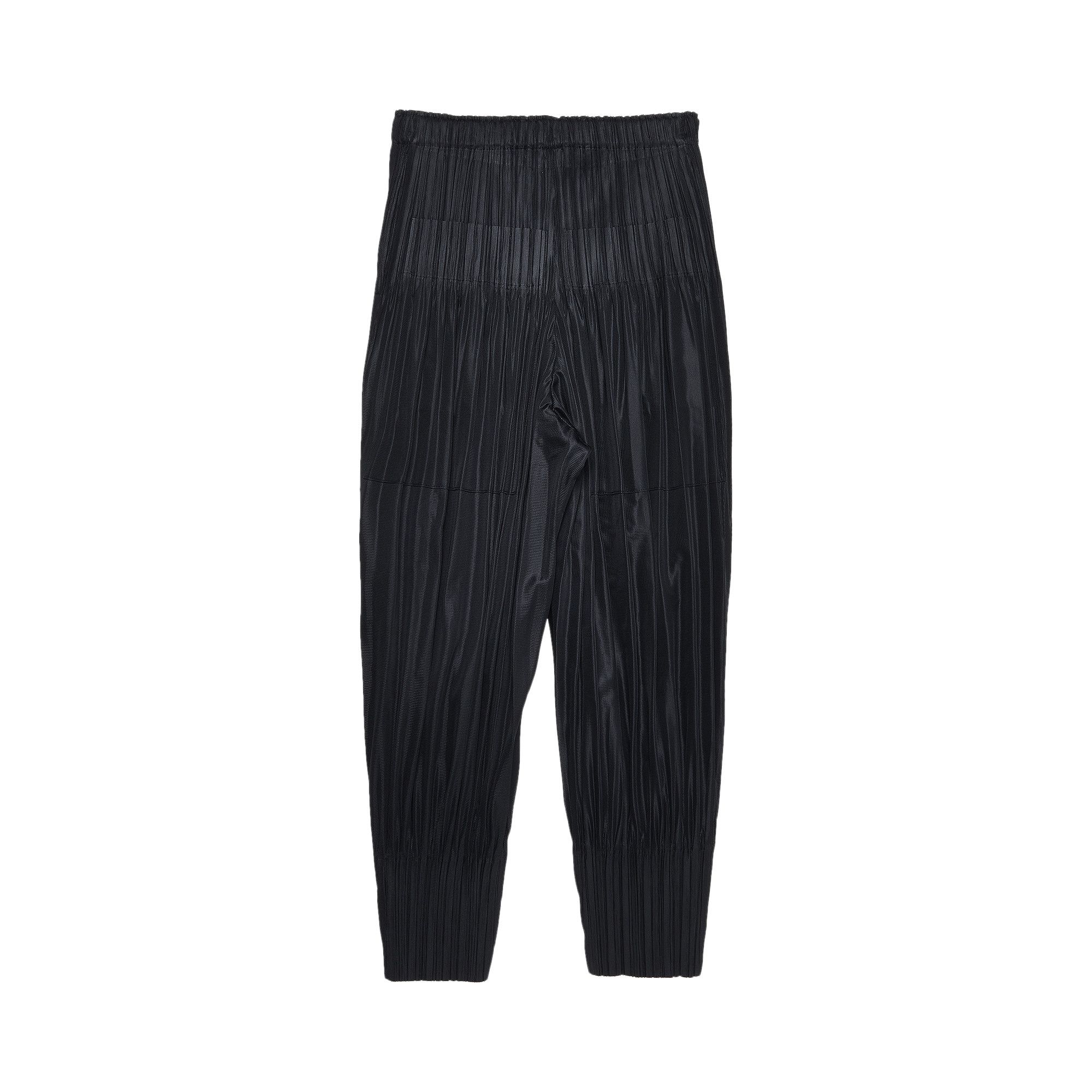 Buy Pleats Please Issey Miyake Fluffy Basics Pants 'Black