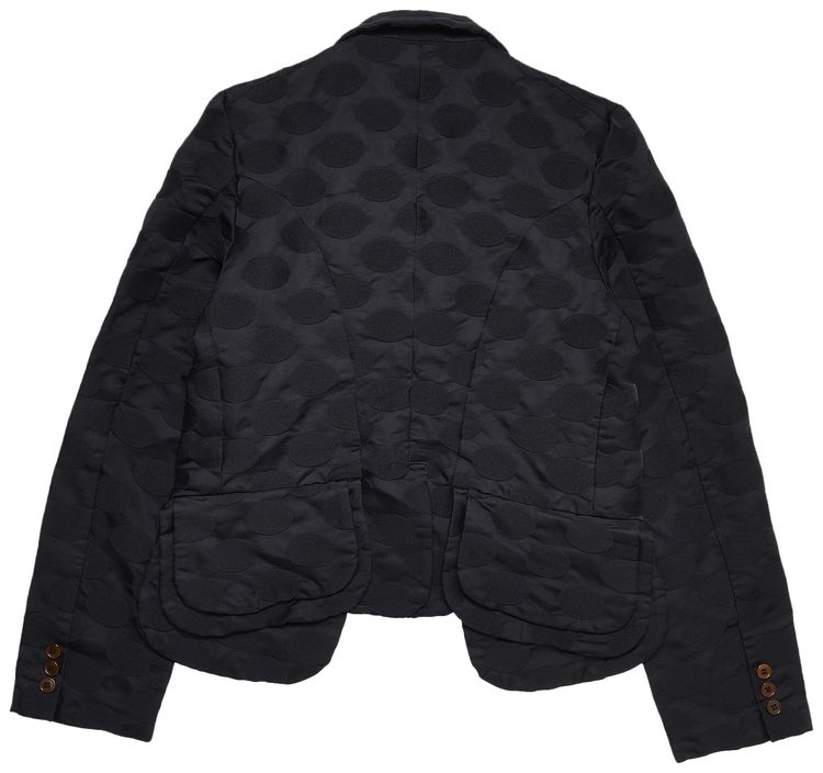 Comme des Garcons Polka Dots Jacquard Jacket Black
