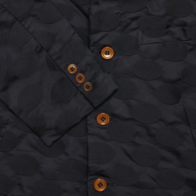 Comme des Garcons Polka Dots Jacquard Jacket Black