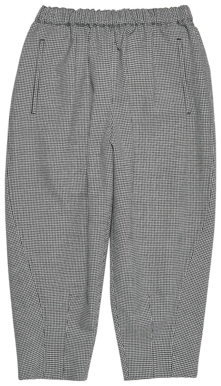 Comme des Garcons Checkered Balloon Pants BlackNatural