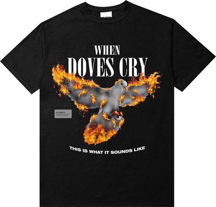 Students When Doves Cry Tee 'Black'