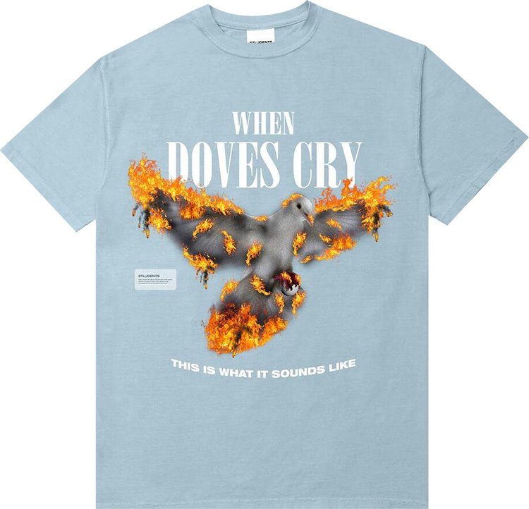 Students When Doves Cry Tee 'Chambray'
