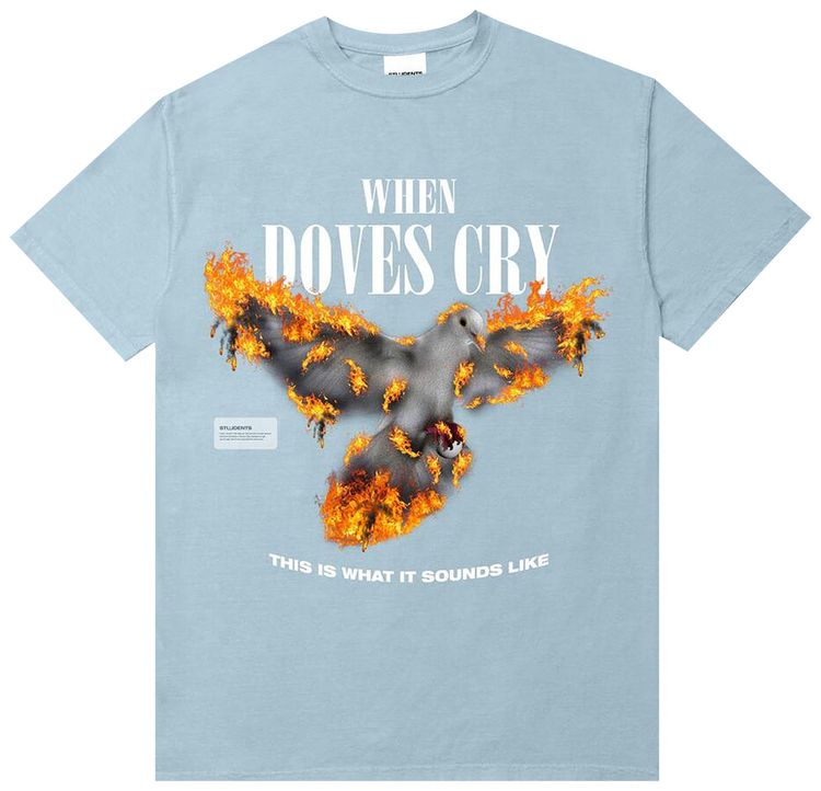 Students When Doves Cry Tee Chambray