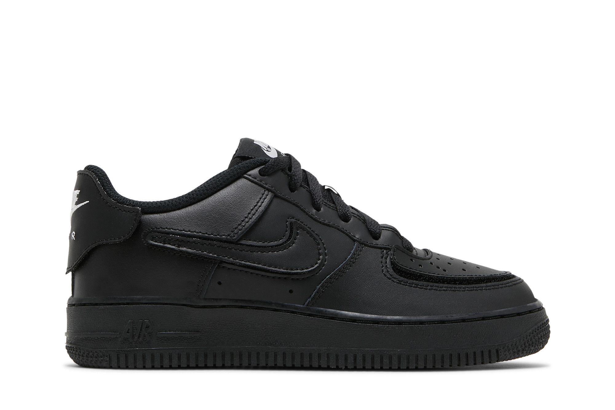 Air Force 1 1 GS Black Bright Crimson
