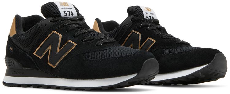New Balance 574 Black Gold
