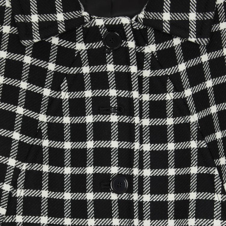 Courreges Heritage Coat BlackWhite