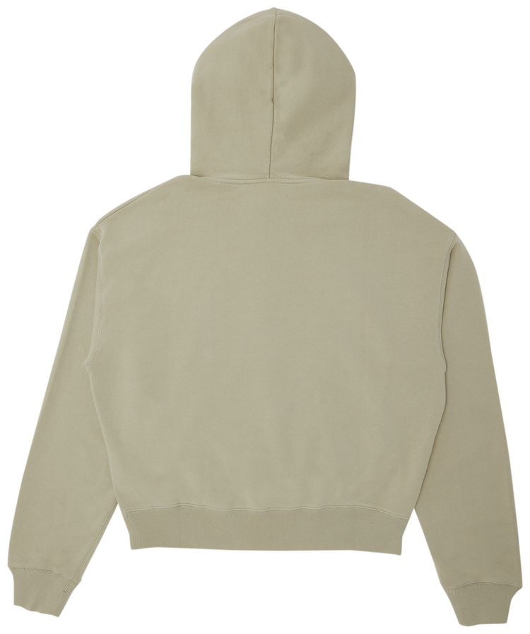 Off White Carav Hand Over Flatlock Hoodie Abbey Stone