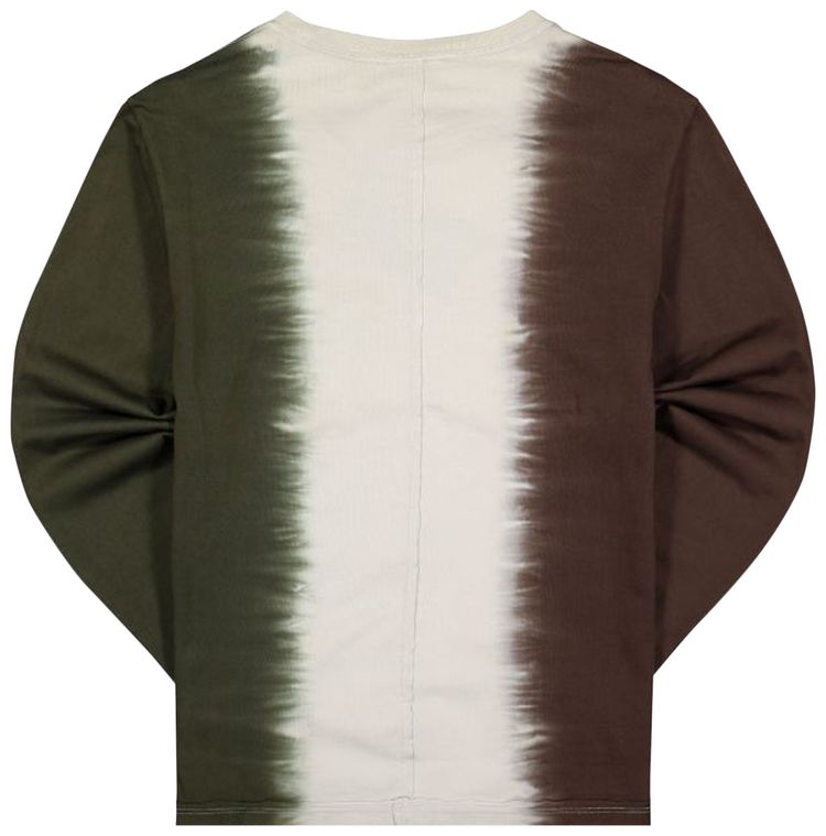 Eckhaus Latta Lapped Long Sleeve Tee Tri Color Dark